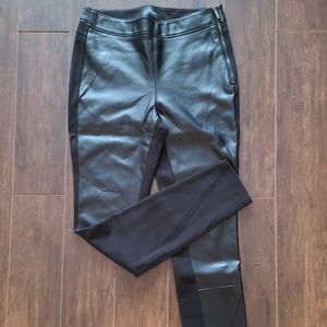 LIKE NEW - Leather Panel Leggings | 2